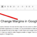 google docs change margins